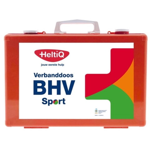 3x HeltiQ BHV Verbanddoos Modulair Sport Oranje