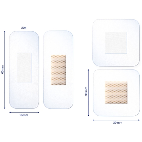 6x Hansaplast Aqua Protect 20 stuks