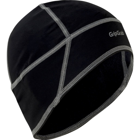 GripGrab Thermo Spring-Autumn Skull Cap helmmuts zwart, M (57-60 cm)