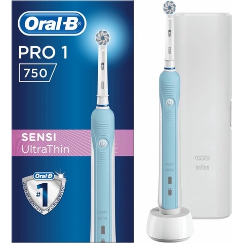 Oral-B PRO 750 - Elektrische Tandenborstel - Tot 100% meer tandplakverwijdering