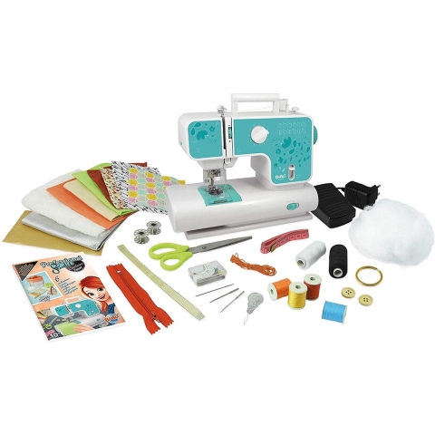 Buki Professionele Naaistudio Expert - Naaimachine voor kinderen - Inclusief accessoires - Multicolour