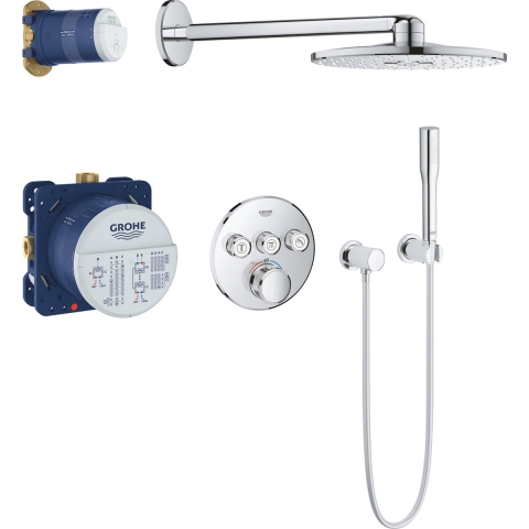 GROHE Grohtherm SmartControl - Regendouche - Thermostatisch -Ø 31 cm - Chroom