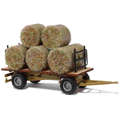 Busch Aanhanger Met Hooi 1/87