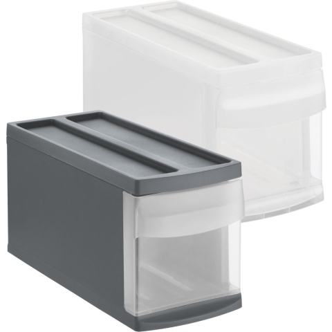 Rotho SYSTEMIX Design Ladekast 39.5x17x20.3 cm Wit