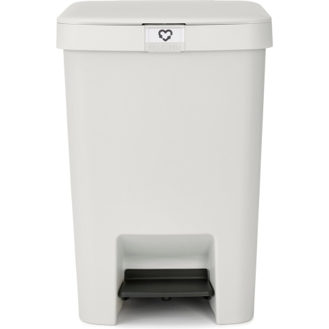 Brabantia StepUp - Pedaalemmer - 25 liter - Gerecycled - Light Grey