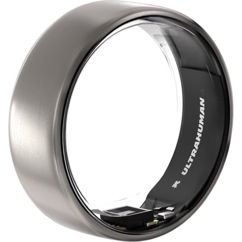Ultrahuman Ring Air - Smart Ring - Slaap&Fitnesstracker - Raw Titanium - Maat 13