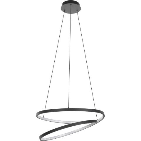 EGLO Ruotale - Hanglamp - LED 37W -Ø 55 cm - Zwart/Wit