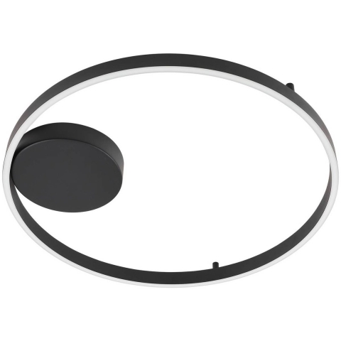 Lucande - Moise Smart LED plafondlamp, zwart, CCT, Tuya