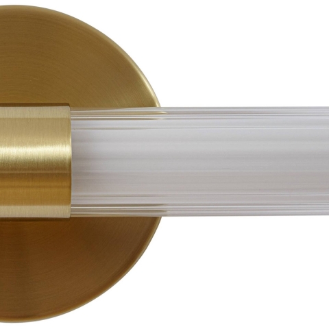 Lucande - Melisa LED wandlamp 90 cm IP44 goud CCT