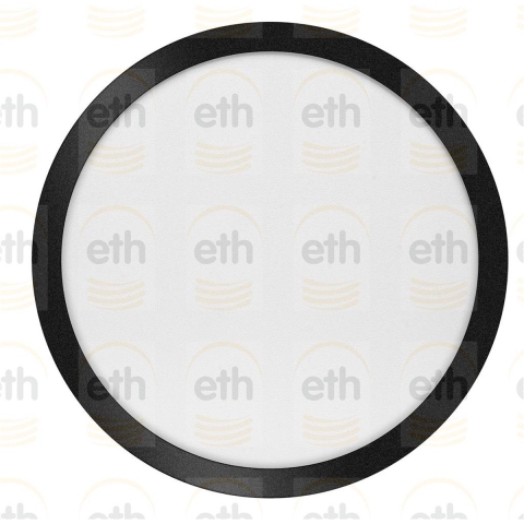 ETH Anne Round - plafondlamp - Ø 40 x 2,7 cm - 3 stappen dimbaar - 24W LED incl. - IP44 - zwart