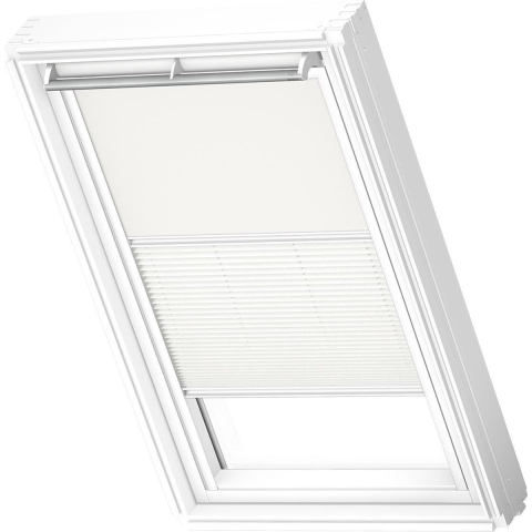 VELUX U04 - Verduisterend Rolgordijn Plus Plissé - 2 in 1 oplossing - Wit