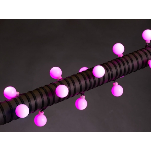 Vellight Cursa - Lichtslinger - 8 m 15 leds RGB Bluetooth - Zwart