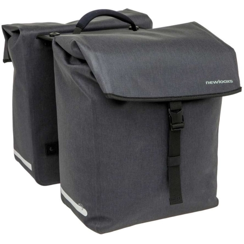 Dubbele fietstas Hamar Double MIK 2.0 38L Antraciet