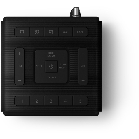 Philips TAR5100/10 - Klokradio - Bluetooth 5.3 - IPX4 spatwaterdicht