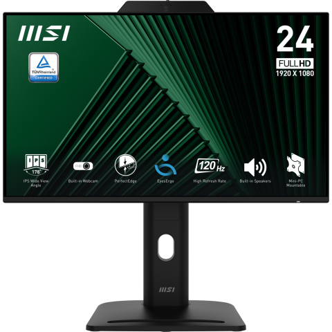 MSI Pro Mp242pmg - 23.8 Inch 1920 X 1080 (full Hd) Ips-paneel In Hoogte Verstelbaar
