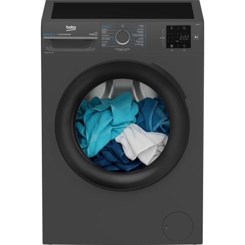Beko BM3WFT31041A1 - Wasmachine - EnergySpin 10 kg - Manhattan Gray