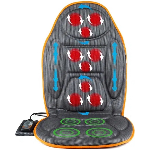 Medivon Cosy Mesh - Shiatsu Massagestoel - 4 Massagezones - 3 Intensiteitsniveaus - Zwart