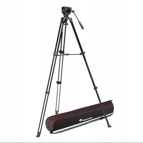 Manfrotto 500X Fluid Head + Aluminium Tripod Kit