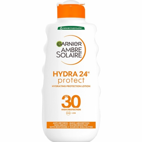 2x Garnier Ambre Solaire Hydra 24 Zonnebrandmelk SPF 30 200 ml