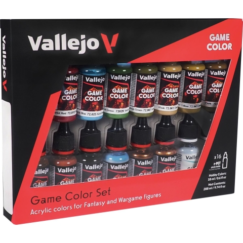 Vallejo Game Color Specialist Set– 16 kleuren acrylverf voor fantasie- en wargame-figuren