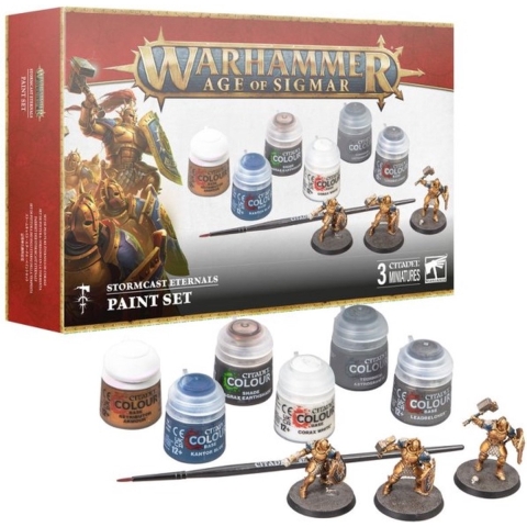 Warhammer: Age of Sigmar - Stormcast Eternals + Paints Set