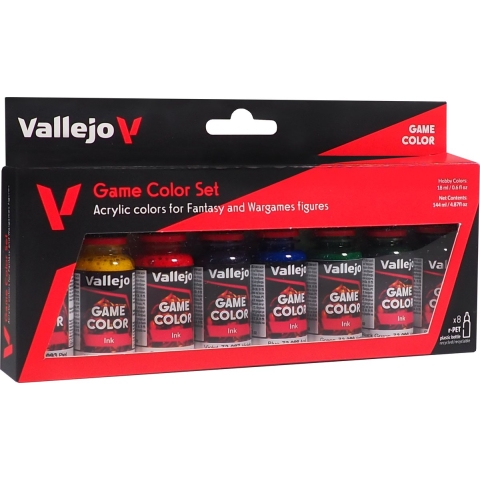 Game Color Set: Ink– 8 kleuren – Inkten-set – Vallejo