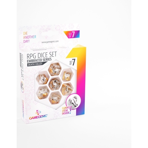 RPG Dice Set: Death Valley (Embraced Series)