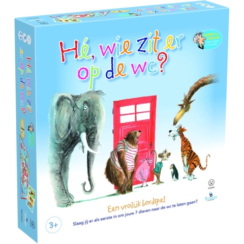 Hé, wie zit er op de WC?