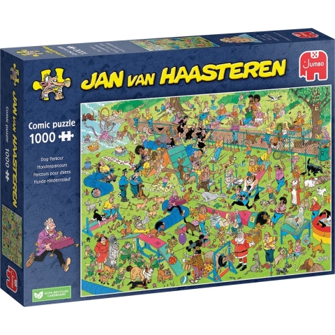Jan van Haasteren - Hondenparcours - puzzel met 1000 stukjes - Jumbo