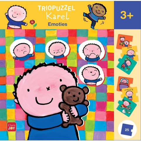 Trio Puzzel Karel– Emoties (3+) | Clavis