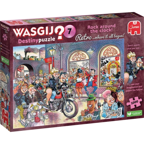 Wasgij– Destiny Retro 7 – Rock around the clock! (1000) – Legpuzzel – Jumbo