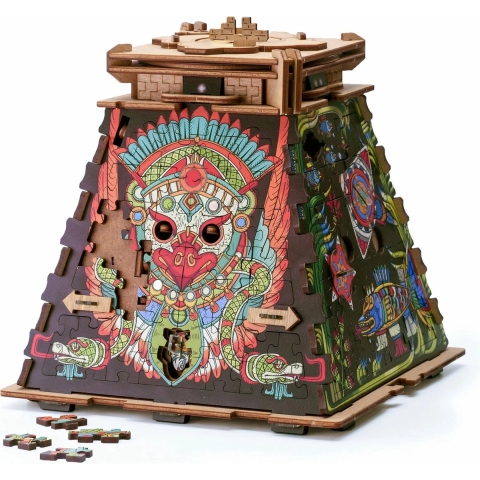 The Aztec Pyramid of the Sun CluePuzzle– Unieke 3D Escape Room Puzzel van iDventure