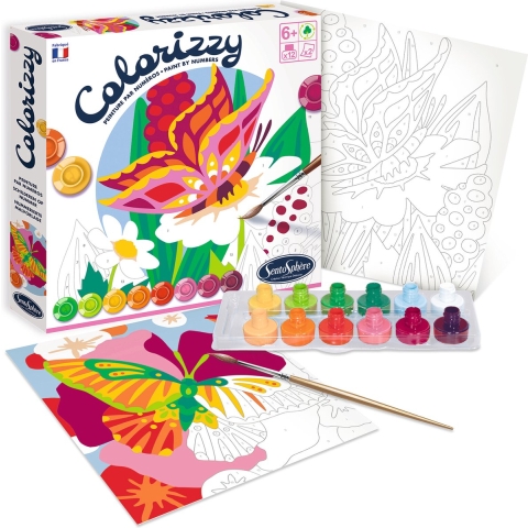 Colorizzy: Vlinders (Schilderen op nummer)