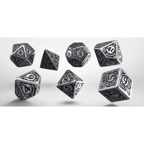 Steampunk Metal Dice Set (7)