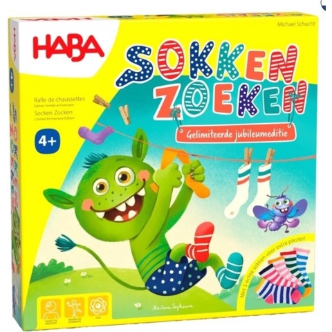 Sokken Zoeken– Gelimiteerde Jubileumeditie (4+) – Kinderspel van HABA