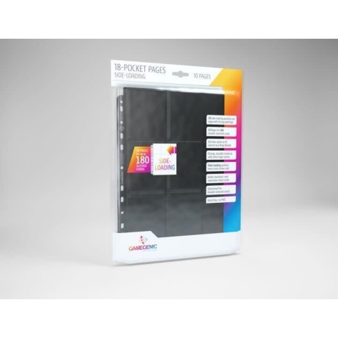 Sideloading 18-Pocket Pages Black (50)