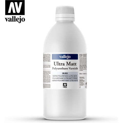 Ultra Matt Polyurethane Varnish (Vallejo) - 500ml