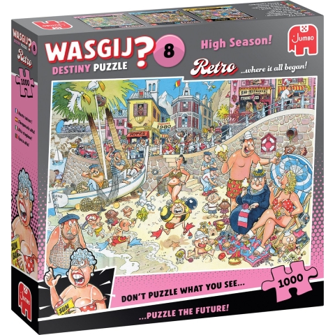 Wasgij– Destiny Retro 8 – Hoogseizoen! (1000) – Legpuzzel – Jumbo
