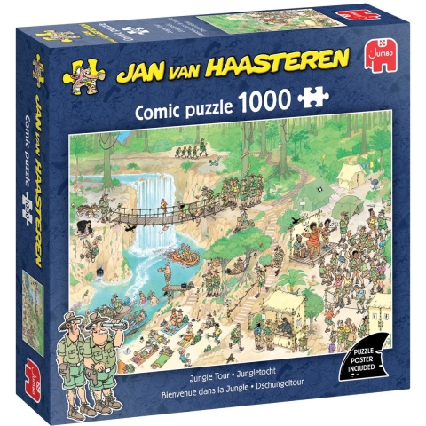 Jan van Haasteren– Jungletocht (1000) – Legpuzzel – Jumbo