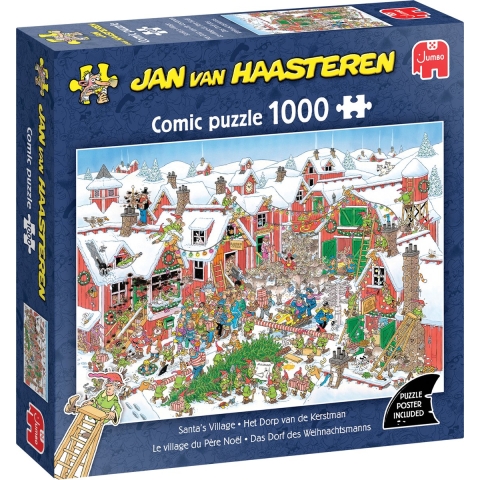 Jan van Haasteren– Het dorp van de kerstman (1000) – Legpuzzel – Jumbo
