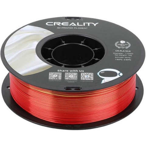 Creality CR-Silk PLA filament goud/rood 3d-filament