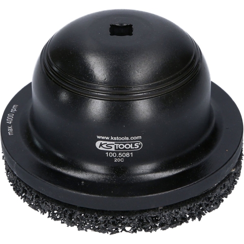 KS Tools 100.5080 Aluminium wielnaafslijper-set Ø 150 mm, binnen-Ø 90 mm, 2-delig