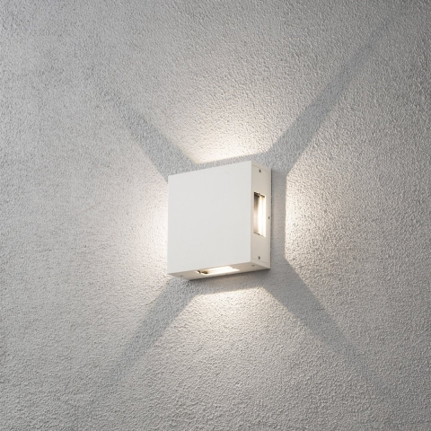 Konstsmide Cremona 7984-250 LED-buitenlamp (wand) Energielabel: G (A - G) LED LED vast ingebouwd 12 W Wit