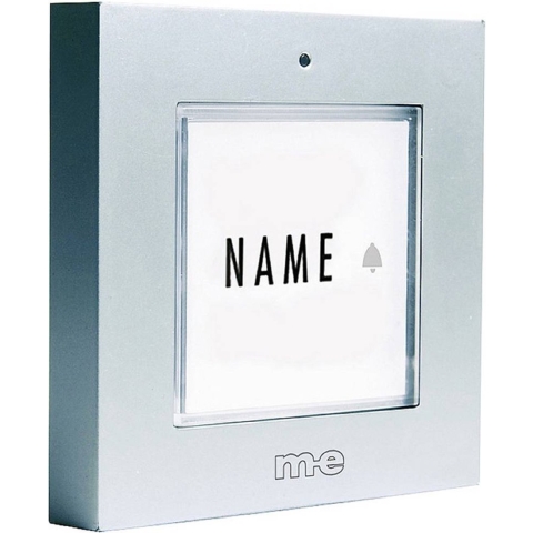 m-e modern-electronics 41272 Zender voor Draadloze deurbel Met naambord