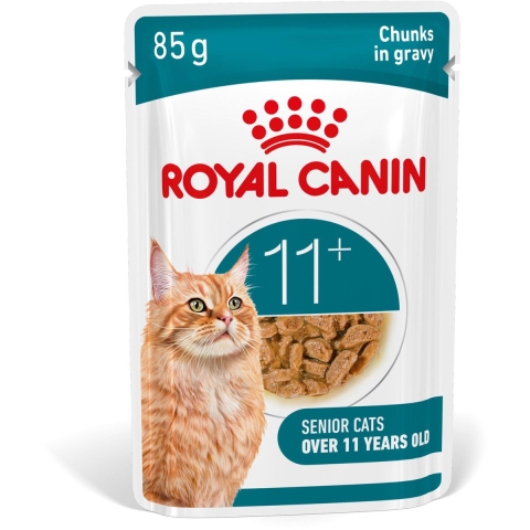 Royal Canin Ageing 11+ natvoer kat (in saus of gelei) 4x in Saus (48x85 g)