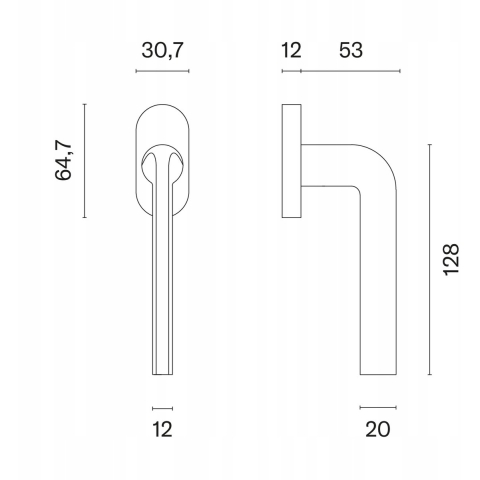 Aprile | Raamkruk Oleandro R | Chroom Mat