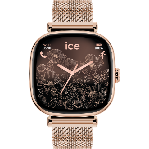 Ice-watch Ice Smart Sq 2.0 - Milanese 1.7 Smartwatch Rose Gold