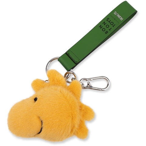 Bon Ton Toys Sleutelhanger - 9 cm - Woodstock ECO Fuzzy Yellow a - Bon Ton Toys - OneSize - Sleutelhanger