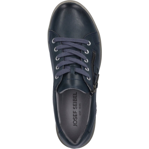 Josef Seibel Caren 12 Dames Leren Sneakers Ocean
