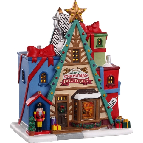 Nancy s christmas boutique b/o led Kersthuisje LEMAX - Lemax